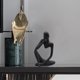 thumbnail image 3 of Mini Estatua Pensador Abstracto FLhrweasw para Manualidades Oficina Negro Piensa en La Izquierda, 3 of 9