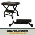 thumbnail image 3 of HALO Outdoor Grill Cart for Countertop Appliances, Collapsible Design with Storage Drawer, 3 of 9