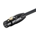 thumbnail image 4 of Monoprice XLR Female to 1/4 Inch TRS Male Cable - 6 Feet - Black | 16AWG, Gold Plated - Stage Right Series, 4 of 6