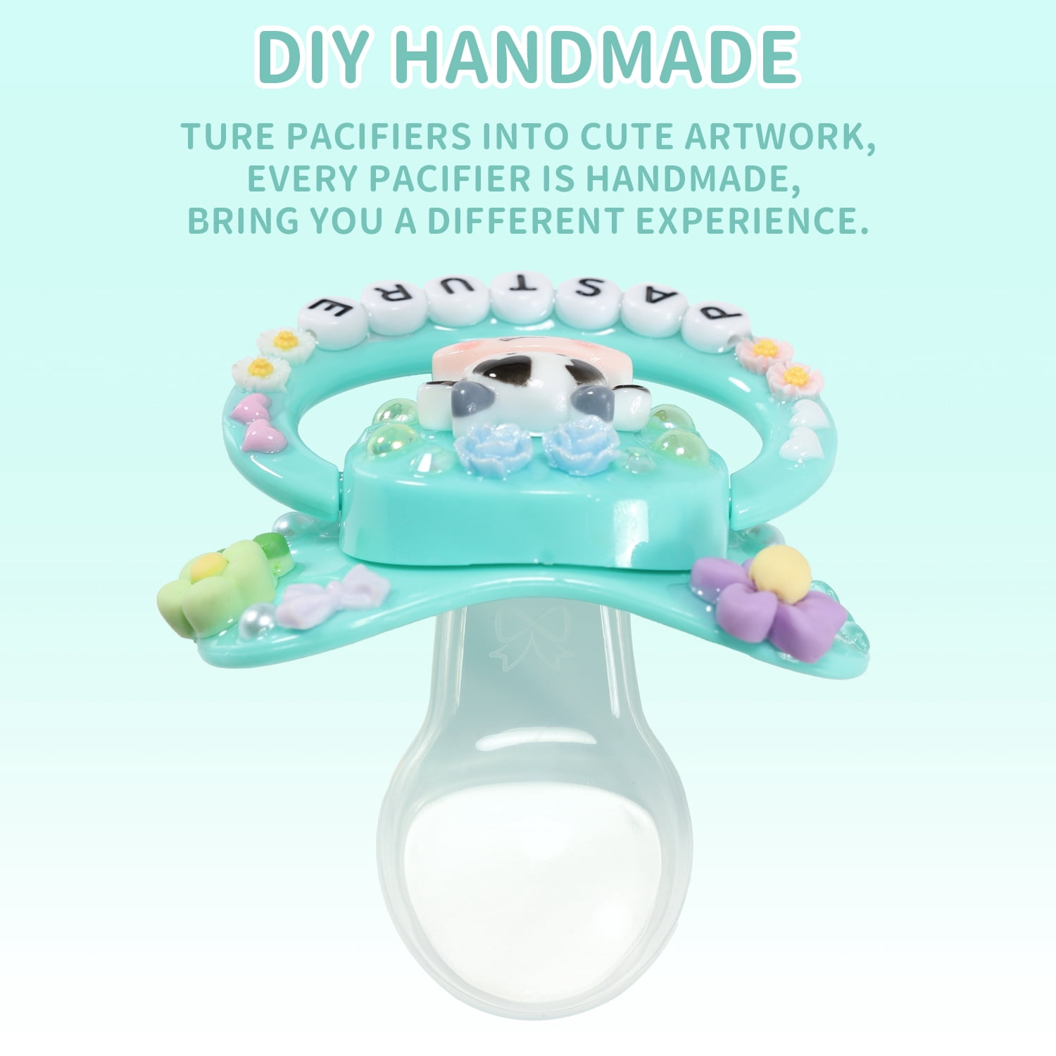 CutiePlusU Adult Sized Pacifier Dummy Big Shield DIY Handmade