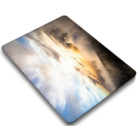 KSK KAISHEK Hard Protective Shell Case Cover Compatible New MacBook Air 13 inchs with Retina Display USB Type-C + Black Keyboard Cover Model: A1932 A2179 A2337 m1 (Sky Series 1284)