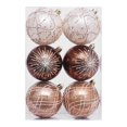 thumbnail image 1 of 6 bolas navideñas colgantes reutilizables para decorar el de , ideal para compromisos, Acción de , aniversarios, fiestas. Marrón champán, 1 of 8