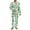 Cactus Green Beige, variant on SCRAWLGOD Colorful Paws Black Casual Pajamas Set Mens Pajamas Long Sleeve Notch Collar Loungewear Two-Piece Comfy Sleepwear Button-Down Pj Set with Elastic Band & Pockets, XS