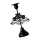 thumbnail image 5 of Candelabro cónico de hierro negro, mesa central, decoración de mesa, decorativa para dormitorio, ligera 55x175 cm, 5 of 9