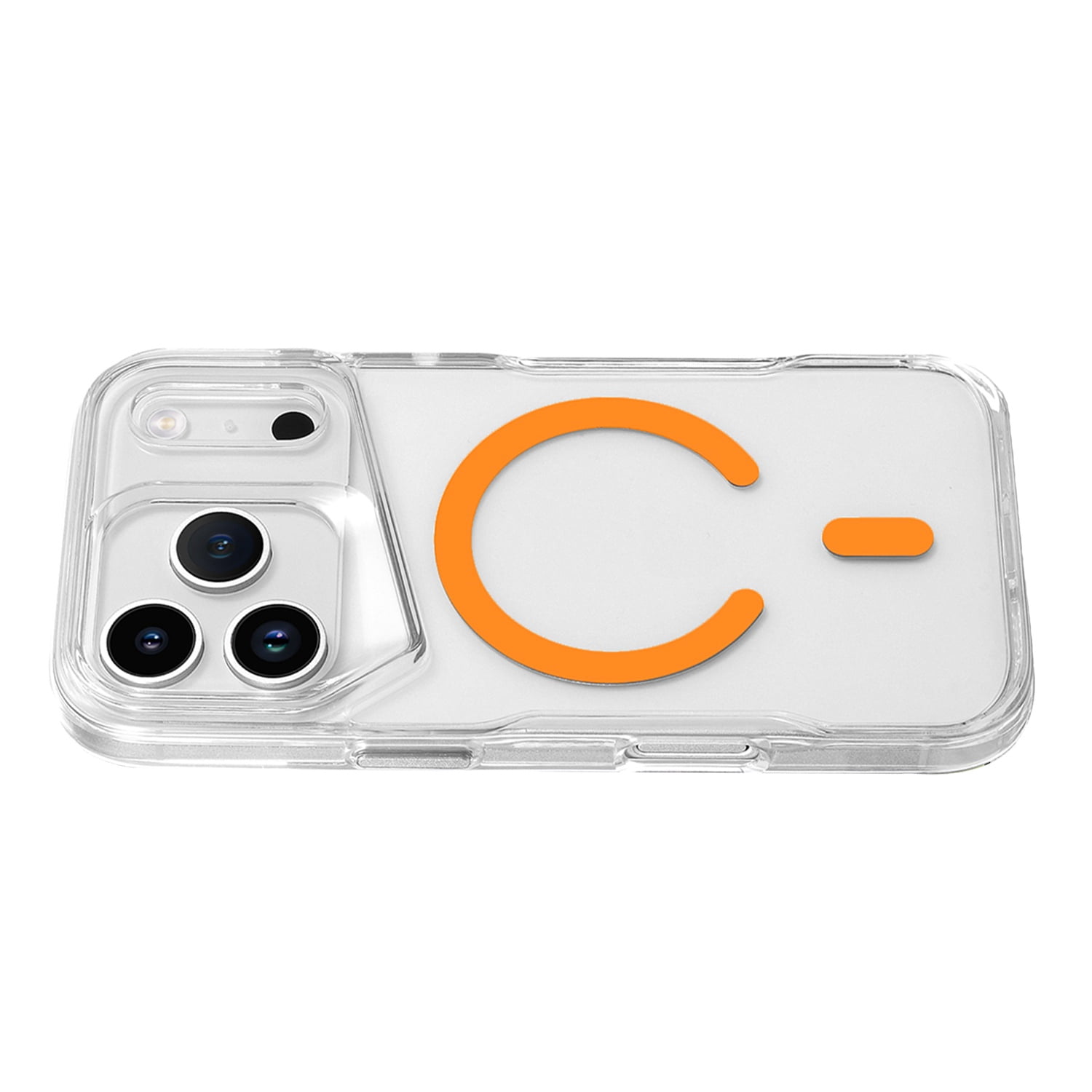 Tinted Edge MagSafe Clear Case for iPhone 17 Pro Max - Orange
