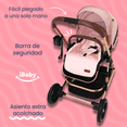 thumbnail image 4 of Carriola 4 En 1 Reversible Con Portabebé Alessia - Ibaby rosa, 4 of 9