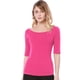 thumbnail image 1 of Día de San Patricio Camiseta Suave De Media Manga Con Cuello Redondo Entallado Para Mujer Rosa caliente XS, 1 of 6