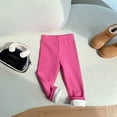 thumbnail image 2 of Girls' Fleece Pants Fleece Thick Leggings For Kids Unisex, 2 of 5