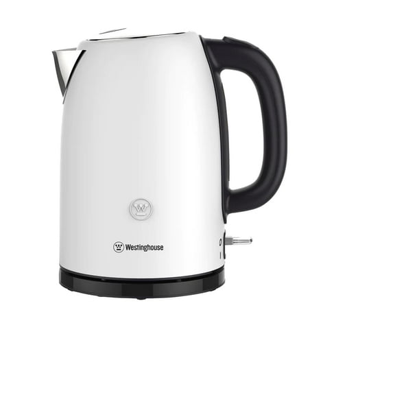 Westinghouse Electric Kettle, 1.7 Liters, White, Stainless Steel, Kitchen, Kitchen Accessories