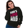 thumbnail image 4 of Christian Faith Gods Love All We Need Sweatshirt for Men or Women Brisco Brands S, 4 of 6