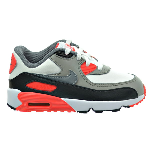 Nike Air Max 90 LTR (TD) Toddler's Shoes White/Cool Grey/Medium  Grey/Infrared 833416-102