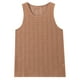 thumbnail image 4 of Camiseta sin mangas de cuello redondo para hombre, cuello redondo ahuecado, estilo playero informal de verano, holgada, sin mangas, color liso, cuello redondo, sin mangas, para hombre, 4 of 4