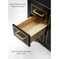 thumbnail image 6 of Ancerre Designs Aspen 36" Transitional Wood Bathroom Vanity Set in Black Onyx, 6 of 15