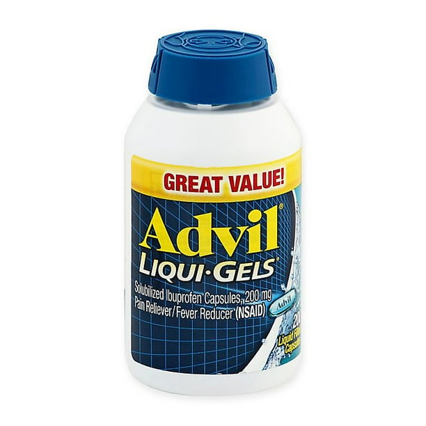 Advil® LiquiGels® 200Count 200 mg Pain Reliever/Fever Reducer
