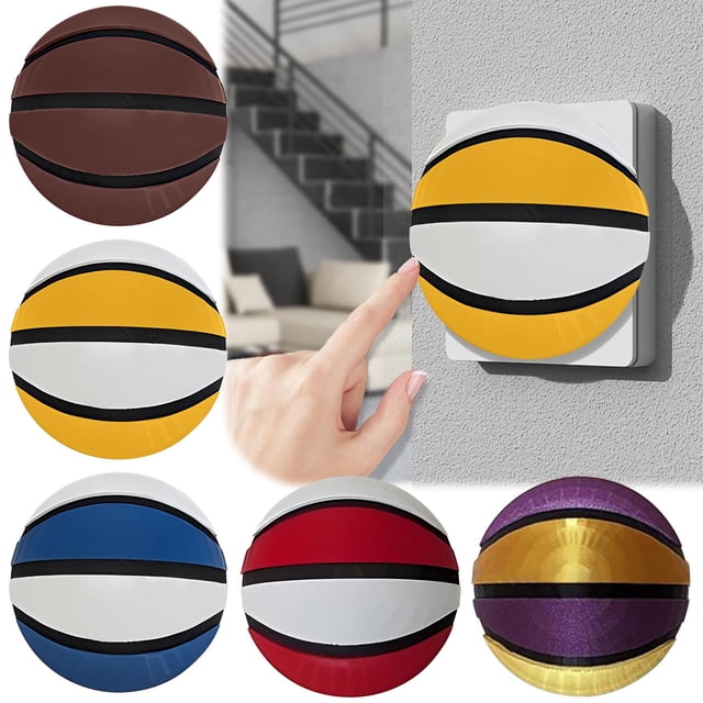 Lampe de Basketball Dynamique, Luminosité LED Réglable, Télécommande Sans Fil, Design Minimaliste Moderne, pour Bureau à Domicile, LED Écoénergétique, Éclairage Intelligent, Thème de Basketball, Télécommande, Bureau