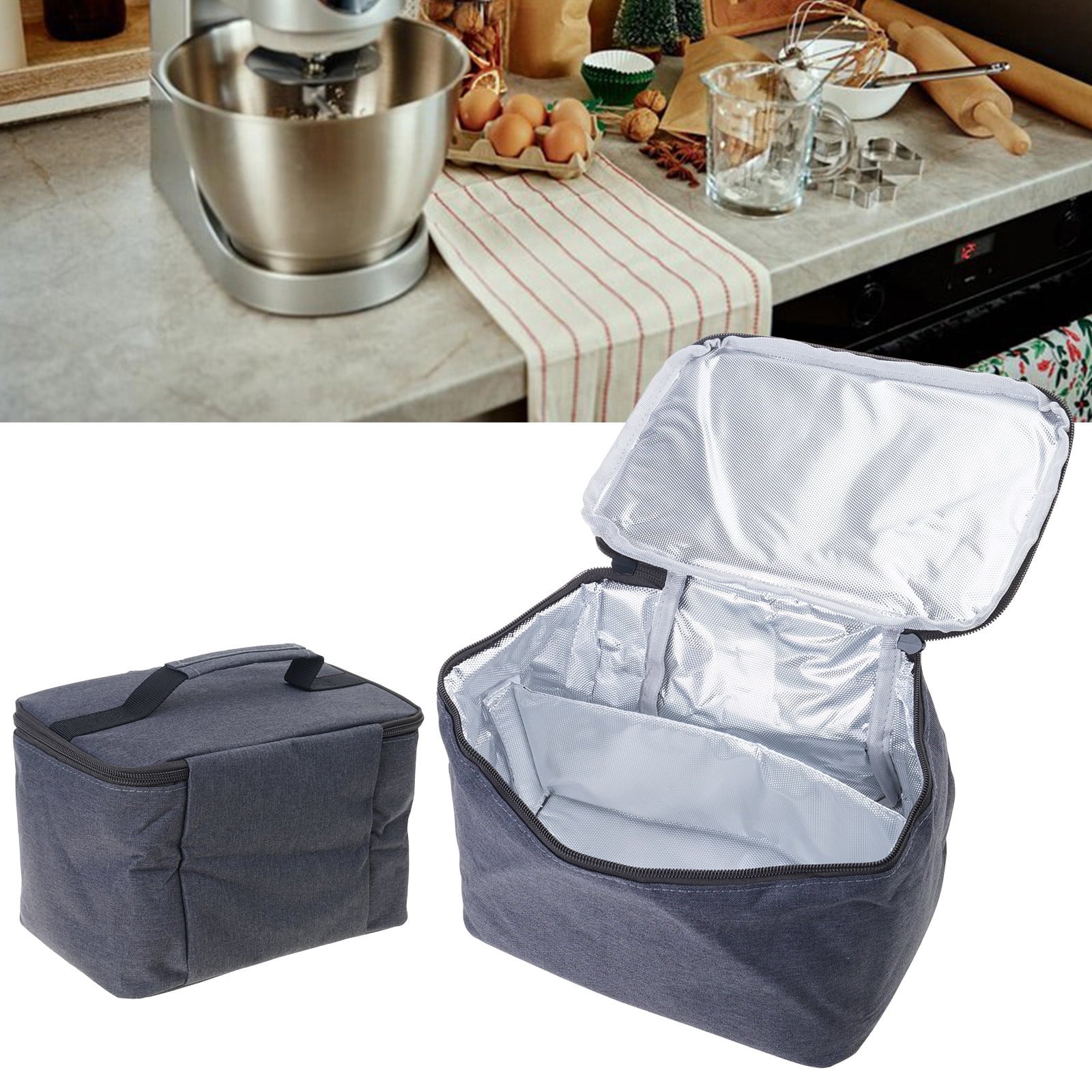 Sturdy Travels Organizers Case For Hand Mixer Includes Internal Dividers And Splash Proof Design Mixer Storage Case