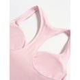 thumbnail image 4 of IBTOM CASTLE Two Piece Workout Sets for Women Racerback Tank Top Matching High Waist Wide Leg Yoga Pants Pilates Outfits Pink, 4 of 7