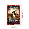 thumbnail image 4 of Joocar America 250th Birthday 1776 2026 Linen Garden Flag For Spring Summer Home Outdoor Garden Yard Door Decor 12x18 Inch, 4 of 5