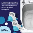 thumbnail image 3 of Nova Elements Travel Laundry Detergent Packets (8 Count) | Small Portable Liquid Hand Wash Laundry Detergent for Camping and Hotel use, 3 of 5