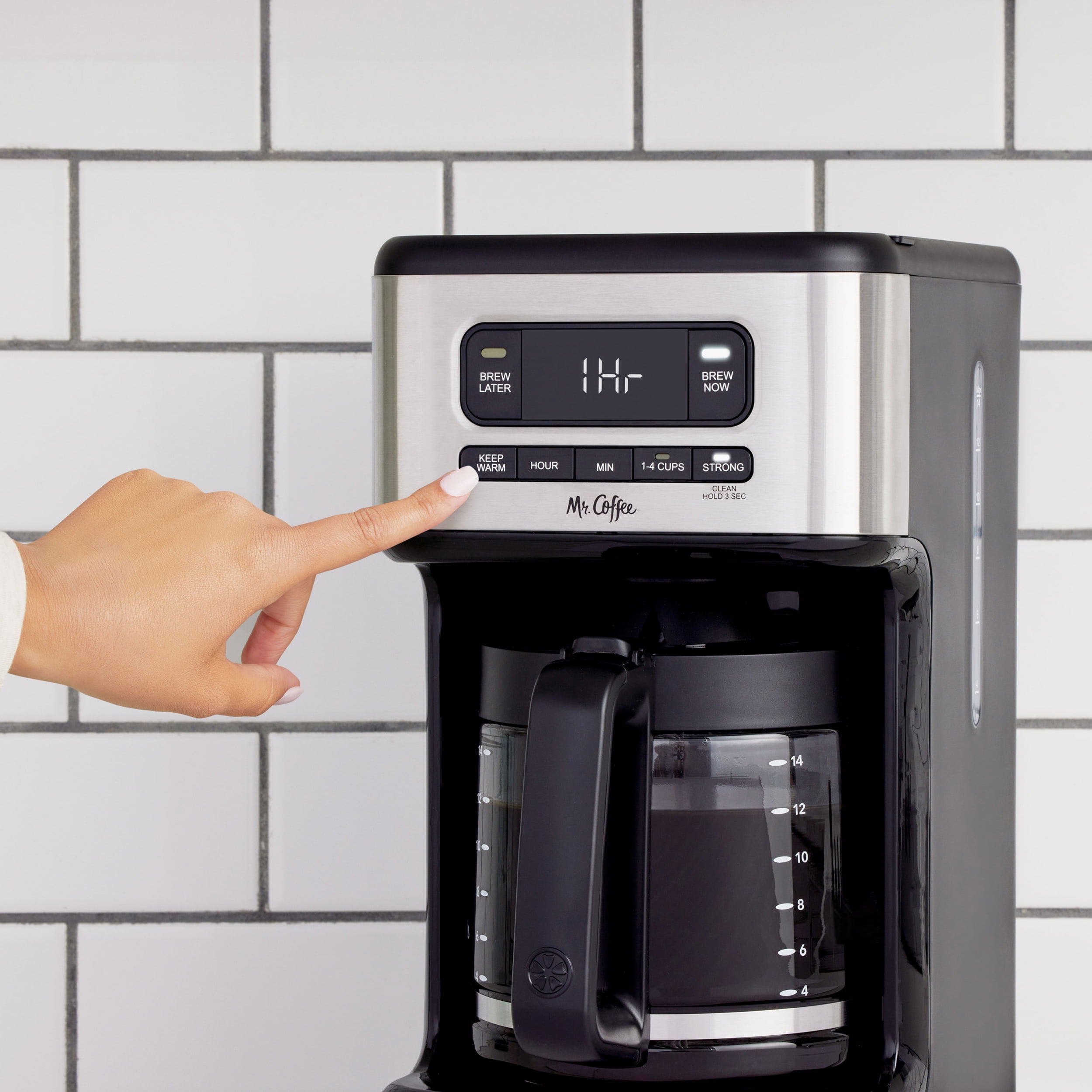 Free Shipping! Mr. Coffee 14-Cup Programmable Coffee Maker with Reusable Filter, Advanced Water Filtration - Black - Walmart.com - Walmart.com Free Shipping! Mr. Coffee 14-Cup Programmable Coffee Maker with Reusable Filter, Advanced Water Filtration - Black - Walmart.com - Walmart.com