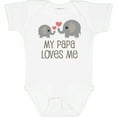thumbnail image 3 of Inktastic My Papa Loves Me Grandchild Boys or Girls Baby Bodysuit, 3 of 5