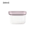 thumbnail image 1 of Tarro de almacenamiento de alimentos Cocina casera Apilable Arroz Condimento Aperitivos Recipiente transparente a prueba de humedad, Rosa, Pequeño Sweethay HA001234-09, 1 of 5