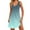 C-Mint Green, variant on Lovskoo Women's Summer Dresses 2025 Beach Casual Sleeveless Solid Color V Neck Dress Loose Tank Sundress with Pocket Blue
