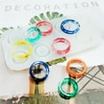 thumbnail image 6 of 3 Pcs Different Shapes Silicone Resin Ring Mold, SENHAI 8 Sizes Ring Jewelry Resin Casting Mold, for DIY Rings, Earrings, Necklace Pendants, Keyrings, Crafts, Decorations Making, 6 of 10