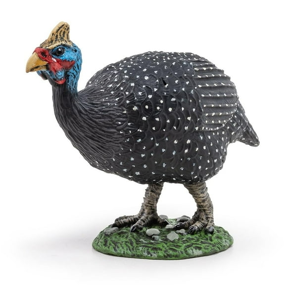 Papo Quinea Fowl Hand Painted Figurine - Heirloom Quality Collectible No. 51191