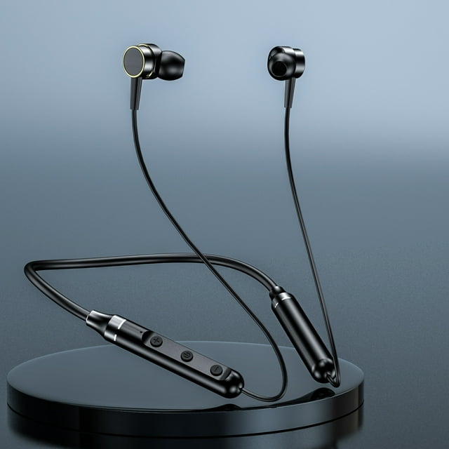 Neck Hanging Bluetooth Headset Super Long Life Intelligent Voice 5.1 In Ear