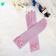 thumbnail image 4 of Twinkseal Girls' Bow Gloves 1 Pair Girls' Bowknot Gloves for Stage Performances Parties Soft Breathable Gloves for Girls, 4 of 8