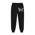 thumbnail image 5 of HSHMT Womens 2 Piece Outfits Sweatsuits Sets Women's 2 Piece Outfits Butterfly Print Hoodies Pullover Sweatshirt Sweatsuits Joggers Pants With Pockets, 5 of 5