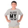 thumbnail image 5 of Personality and Attitude Funny Quote Crewneck T Shirts Boy Girl Teen Brisco Brands L, 5 of 6