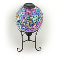 thumbnail image 6 of Alpine Corporation 17" Multicolor Glass Gazing Ball, 6 of 13
