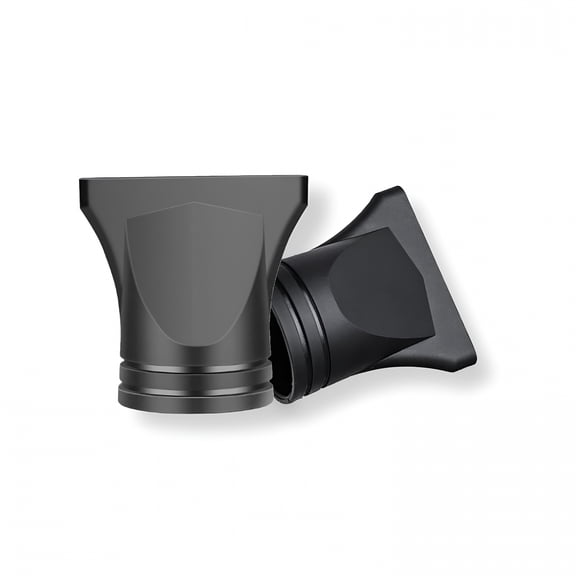 EXLEAF 2Pcs Hair Dryer Attachment Universal Plastic Blower Nozzle Replace the Styling Professional Salon Hairdressing Tool of Blow Flat Hair Salon Only for Outer Diameter 4.2Cm to 4.6Cm