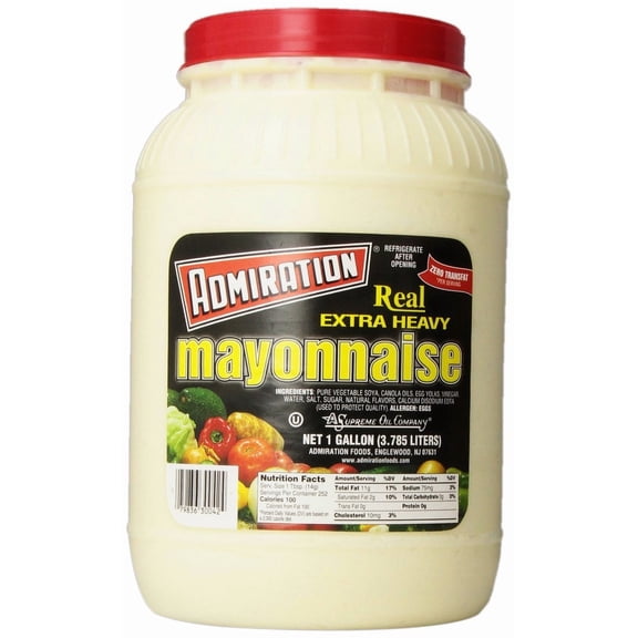 Admiration Real Extra Heavy Mayonnaise, 128 Ounce