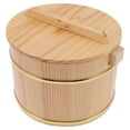 thumbnail image 4 of FELTECHELECTR 1 juego de cubos de arroz redondos con tapa para el hogar, para restaurante, 4 of 4