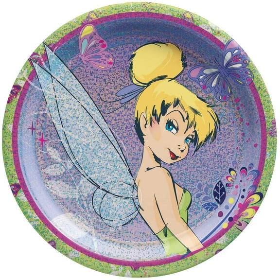 Tinker Bell 'Tink' Large Prismatic Paper Plates (8ct)