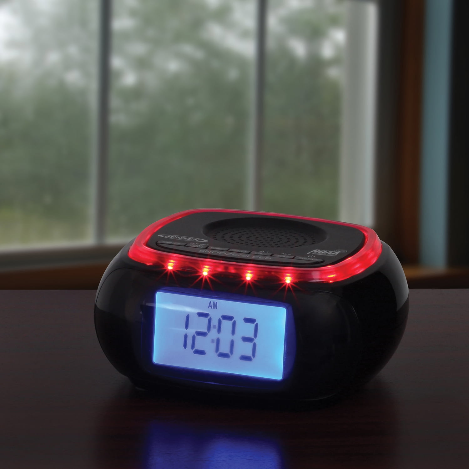 Jensen Jep-725 Clck Rado Emergency Prepardness AM/FM Weather Band Clock Radio