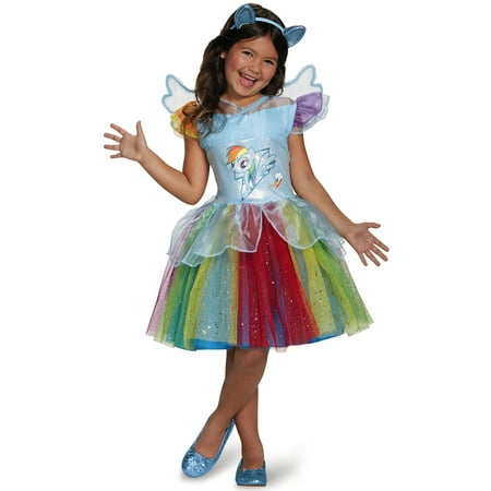 My Little Pony Rainbow Dash Tutu Dress Girls Halloween Costume