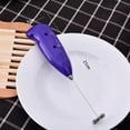 thumbnail image 2 of Handheld Milk Frother, Battery Operated Electric Whisk, Coffee Whisk, Handheld Milk Frother, Mini Mixer for Bulletproof Coffee, Cappuccino, Latte, Frappe and Matcha Tea, 2 of 5