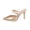 Gold, variant on Women's High Heel Mules Pointed Toe Bow Closed Toe Stiletto Heel Slip On Backless Breathable Non Slip Soft Cushion Insole Versatile Comfort