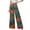 Multicolour, variant on Palazzo Pants for Women 2026 Spring Summer Lightweight Chiffon Elastic Waist Mid Rise Wide Leg Flowy Boho Beach Pants