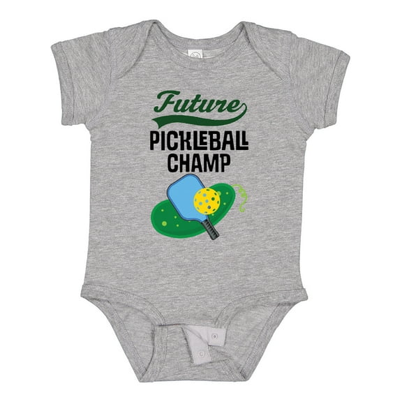 Inktastic Future Pickleball Champ Boys or Girls Baby Bodysuit