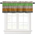 thumbnail image 2 of Retro Farm Barn Imitation Wood Grain Curtain Home Decoration Living Room Short Curtains Window Treatments For Kitchen Bedroom, 2 of 6