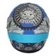 thumbnail image 2 of Casco abatible Teo Xolot turquesa/gris para motocicleta unisex, 2 of 5