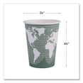 thumbnail image 3 of World Art Renewable And Compostable Hot Cups, 12 Oz, 50/pack, 20 Packs/carton, 3 of 11
