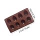 thumbnail image 3 of Moldes de silicona con forma de huevo de Pascua de 8 cavidades, aptos para uso alimentario, para decoración de tartas, chocolate, dulces, muffins, pan y helados., 3 of 5