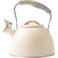 thumbnail image 1 of Stove Top Whistling Kettle, Stainless Steel Tea Kettle Teapot With Wood Pattern Folding Handle For Gas Stove Induction, 3l A, 1 of 5