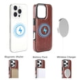 thumbnail image 4 of Funda tipo cartera Bocasal para iPhone 16 Pro con MagSafe RFID, color marrón, 4 of 8